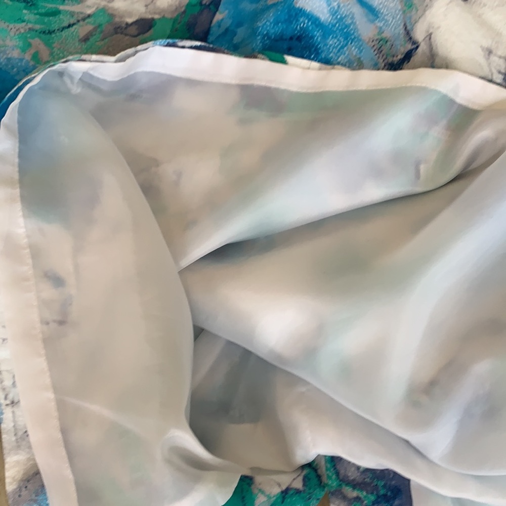 Alex Marie floral dress blue green white size 16 - Picture 10 of 10